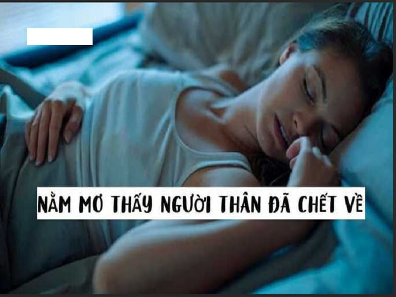 Nằm Mơ Thấy Người Thân Đã Chết Về Là Điềm Gì? Đánh Con Gì? 1 nằm mơ thấy người thân đã chết về