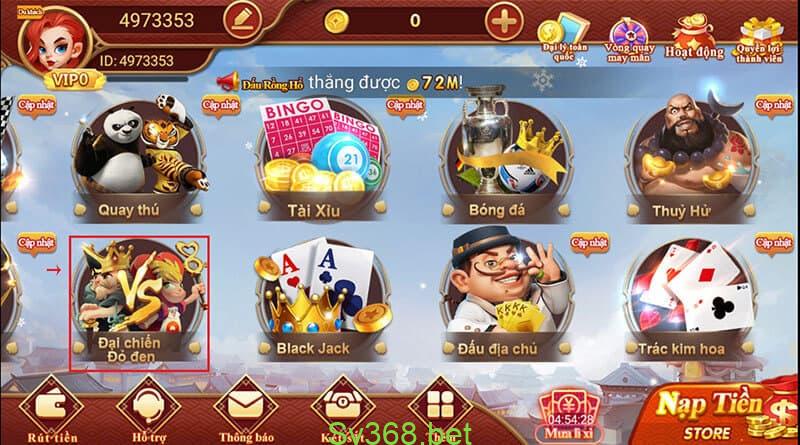 Đại chiến đỏ đen Tham gia đại chiến đỏ đen cực dễ